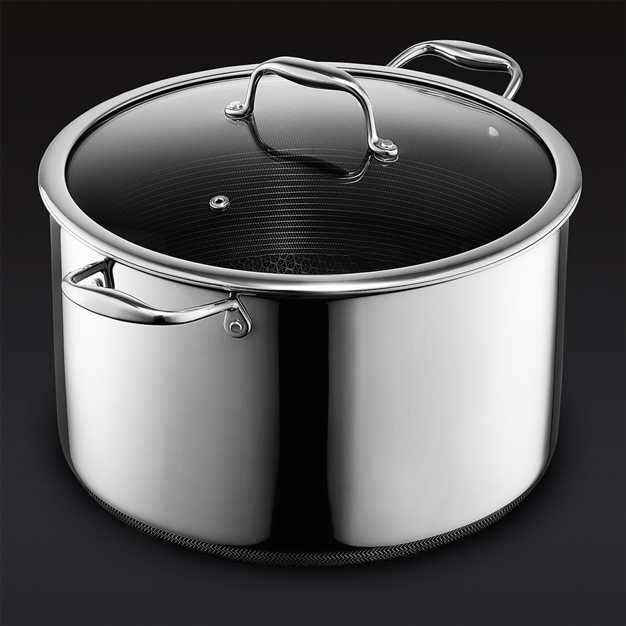 Hybrid Stock Pot with Lid, 12-Qt O5